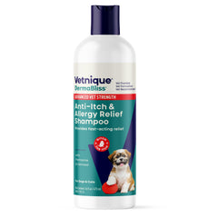 Vetnique Dermabliss bottle front for dog itch relief