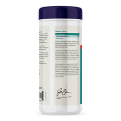 French Bulldog grooming scene with Vetnique Dermabliss wipes for wrinkled areas.