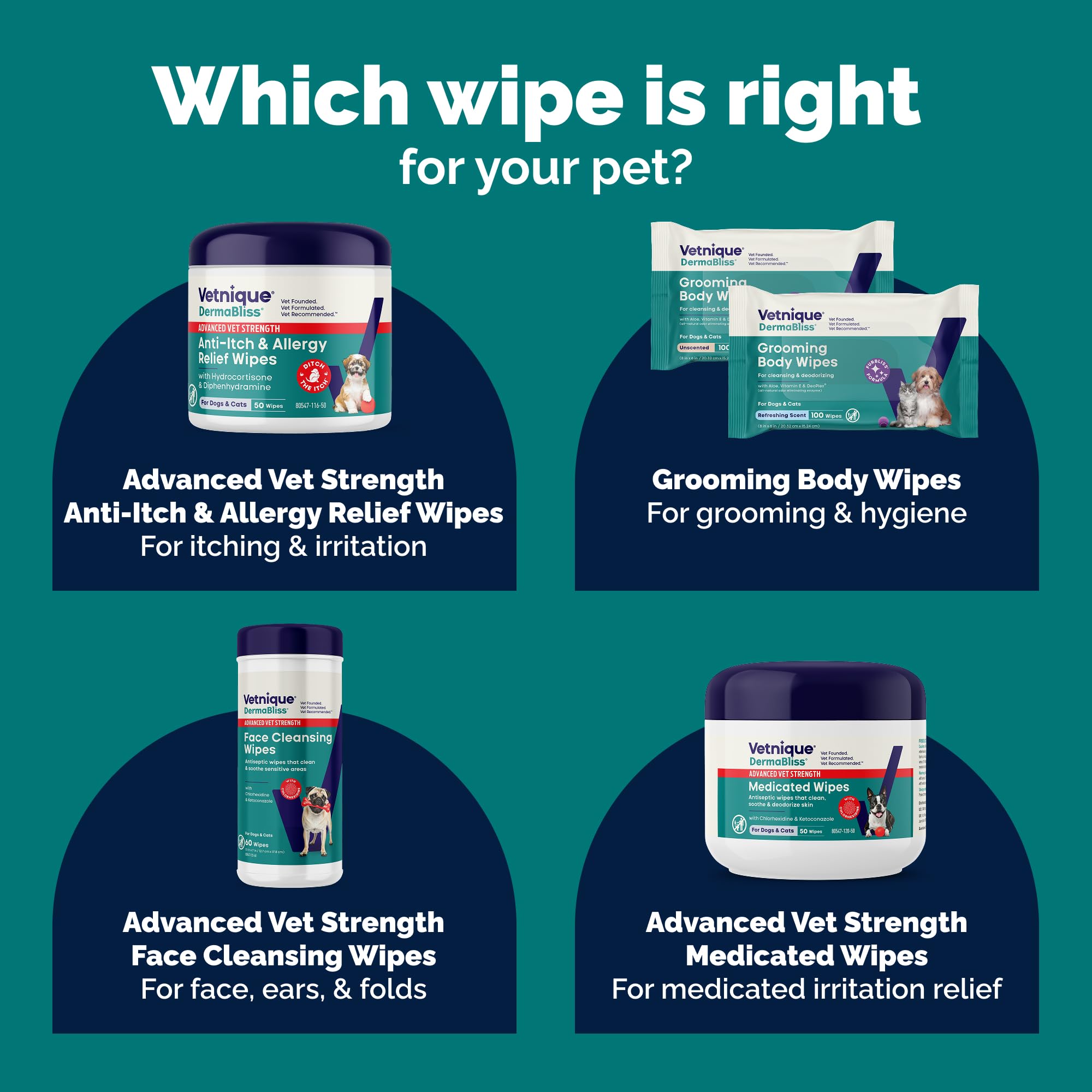 Dermabliss packaging closeup highlighting medicated wipe formulation.