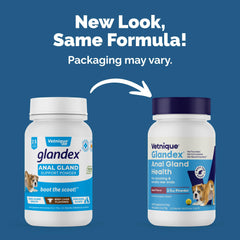 Glandex beef liver flavor powder used as a food topper for easier dosing.