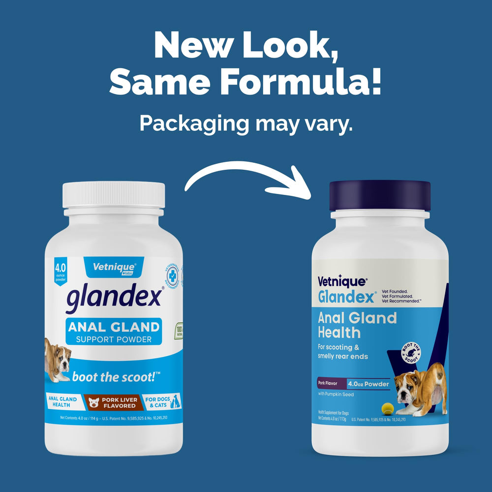 Glandex fiber supplement sprinkled on food promotes digestive wellness.