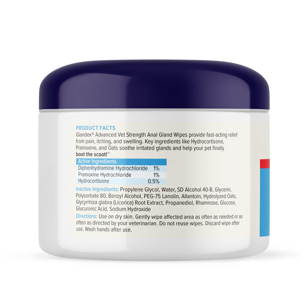 Glandex medicated spray bottle provides topical relief for anal glands.