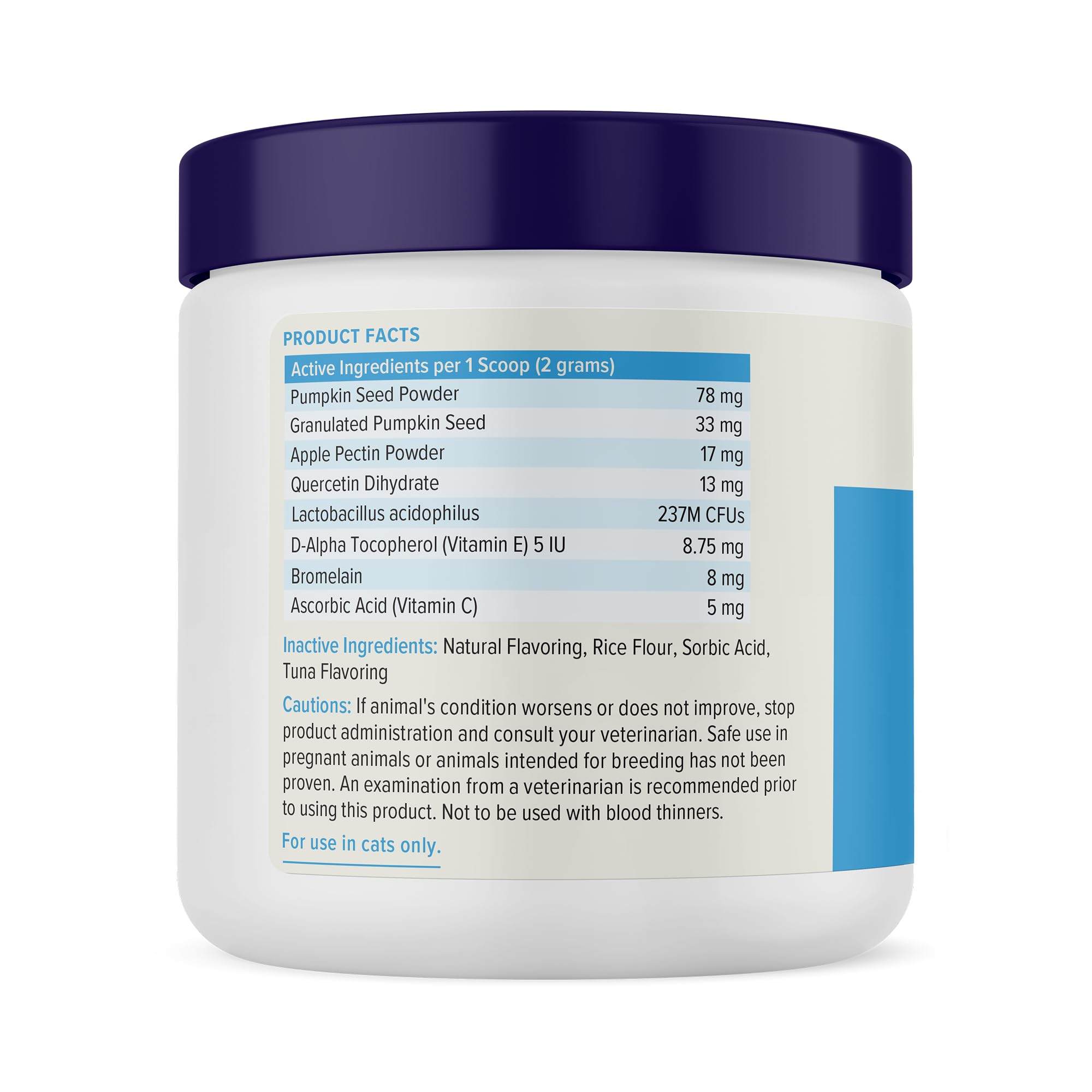 Pumpkin seed ingredient highlight from Vetnique Glandex supports gut comfort.