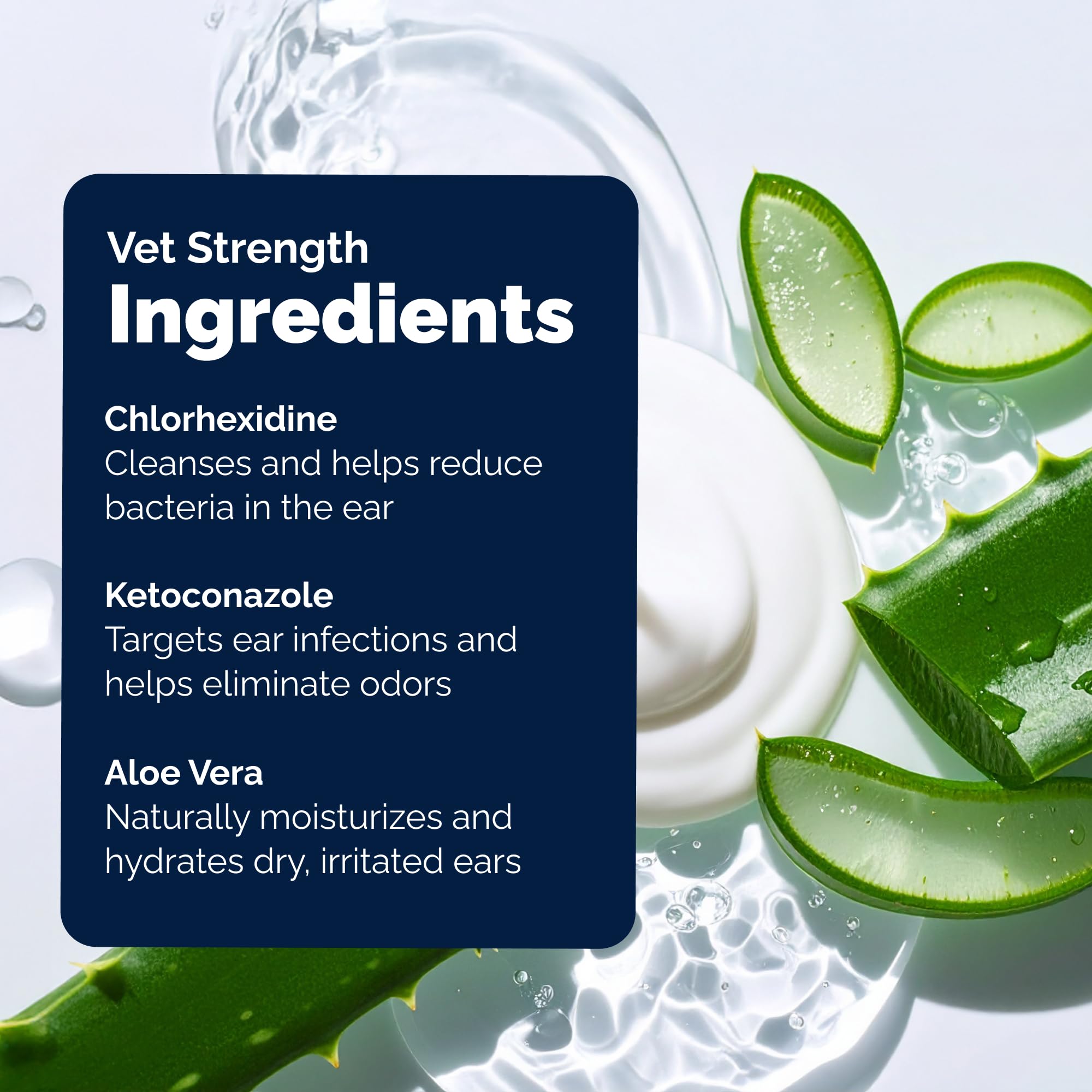 Vetnique Oticbliss Aloe soothing ear care, calm sensation for irritated ears.