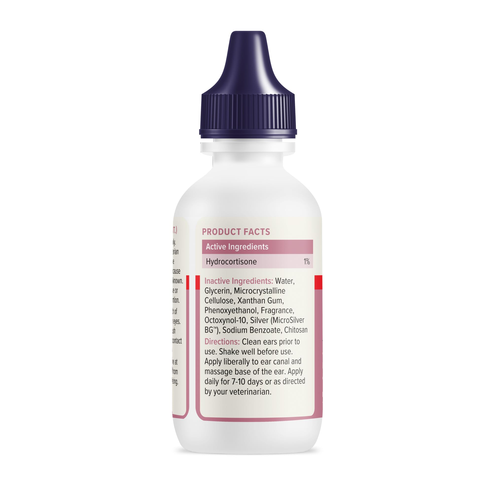 Vetnique Oticbliss application close-up demonstrating gentle ear treatment.