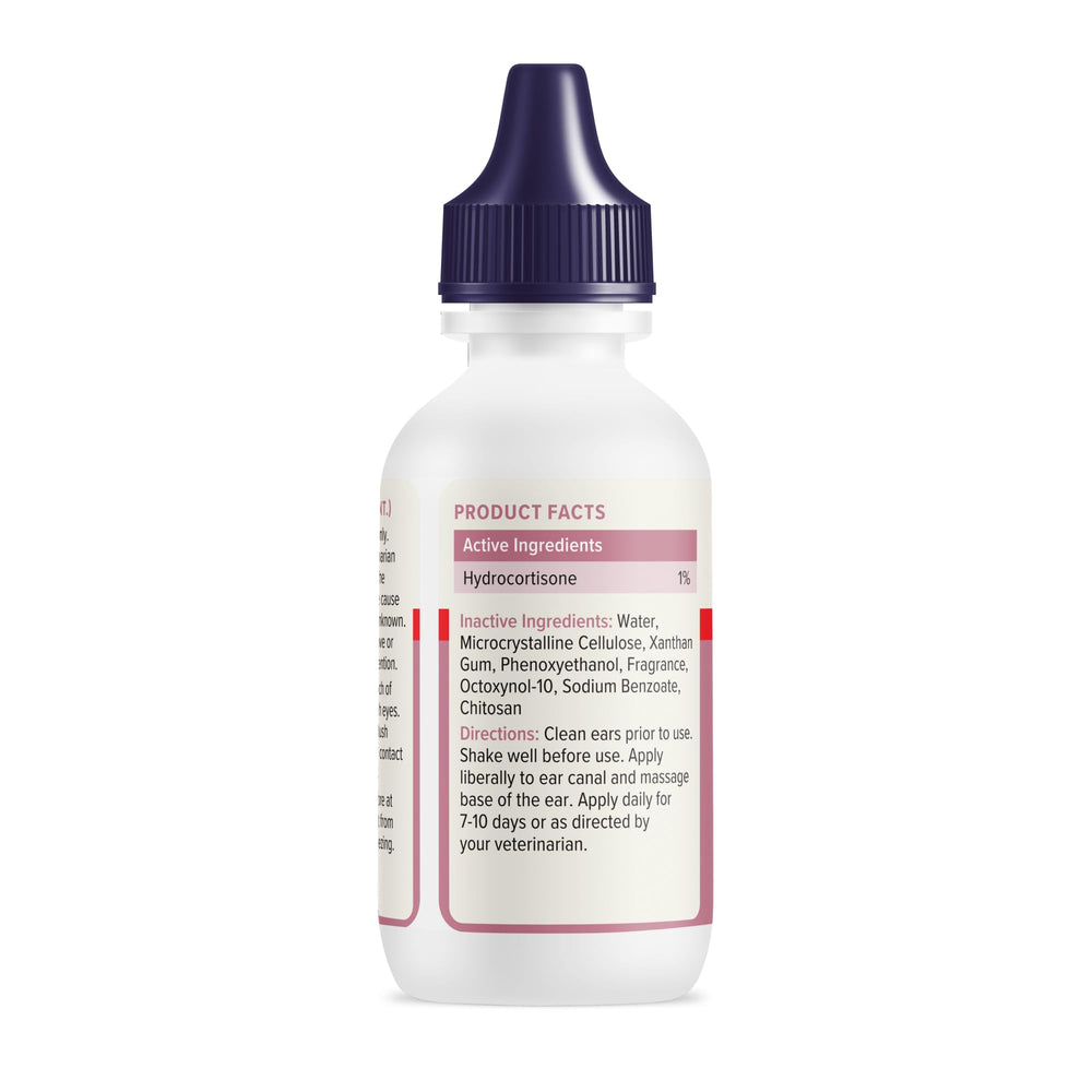 Vetnique Oticbliss apply-on-dog-ear demonstrates soothing care for itching.