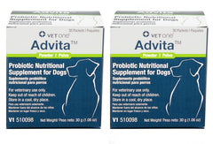 Vet One Advita probiotic for dogs bottle supports digestion and healthy gut flora
