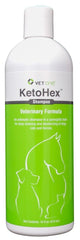 Vet One KetoHex shampoo bottle front for gentle antibacterial cleansing for pets.