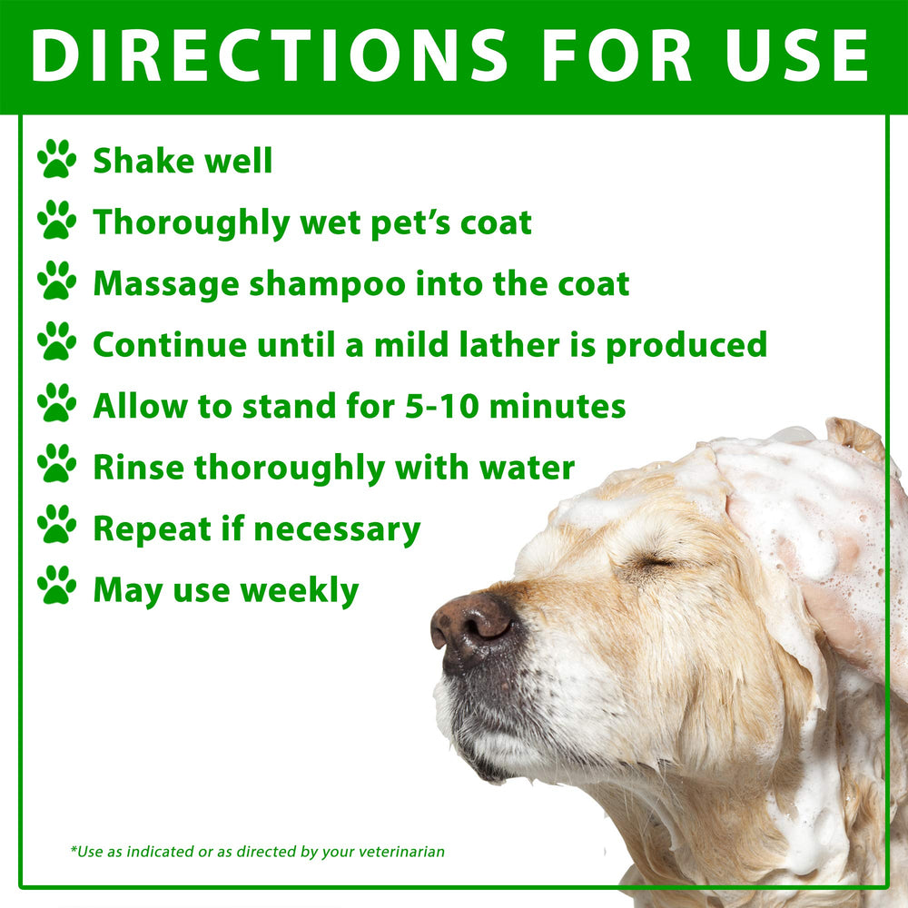 Vetoquinol BPO-3 Shampoo cat coat care closeup suggests soothing preparation for irritated skin.