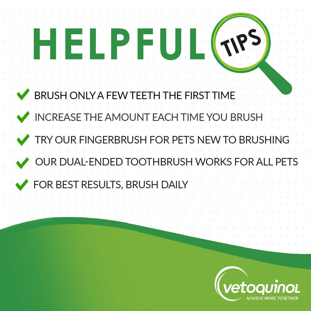 Vetoquinol Enzadent poultry flavor packaging shown for cats and dogs
