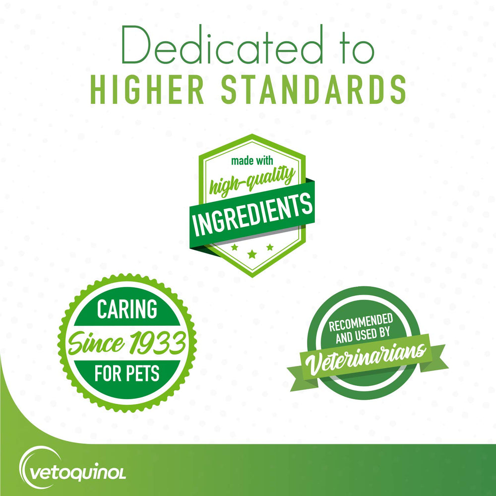 Vetoquinol Epakitin label-info highlights ingredients and usage guidance.