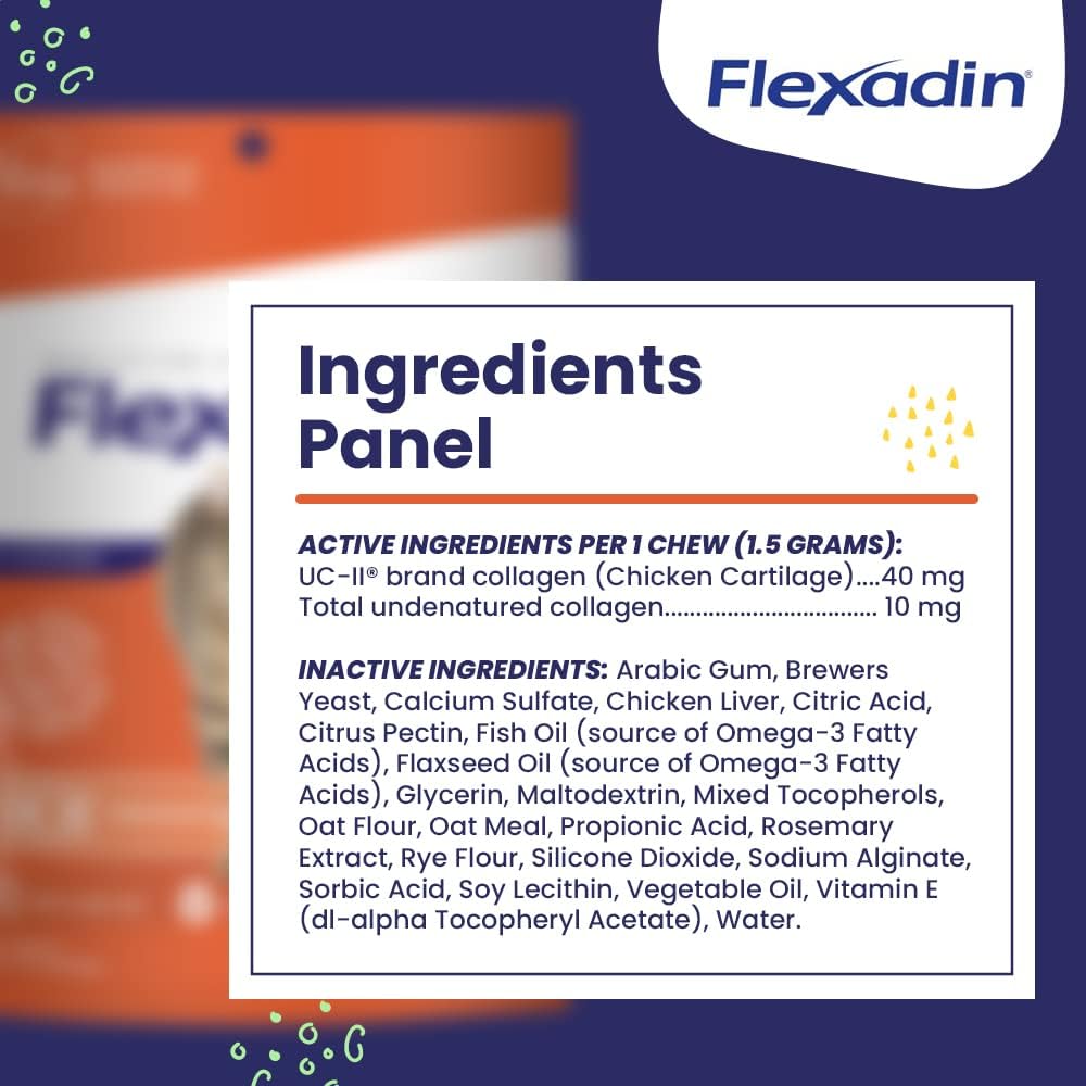 Hip function support from Vetoquinol Flexadin for cats of all sizes