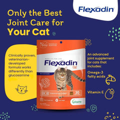 Vetoquinol Flexadin joint-support chew for cats of all sizes