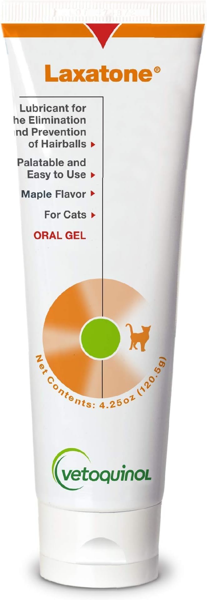 Vetoquinol Laxatone easy-to-apply on nose or paws.
