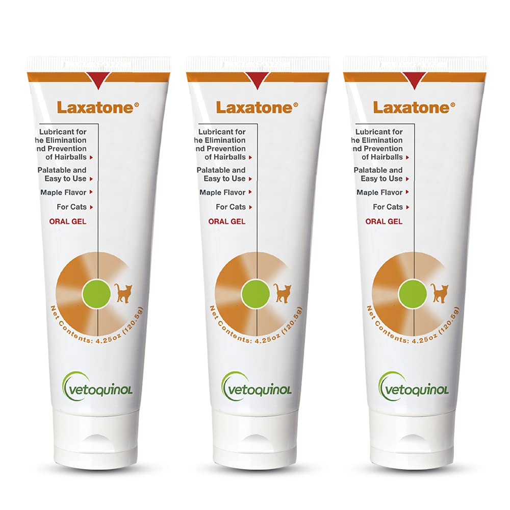 Vetoquinol Laxatone maple-flavored gel for cats.