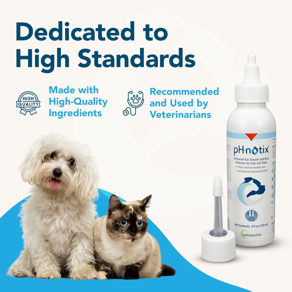 Vetoquinol PH•notix 4oz packaging ready for home pet care.