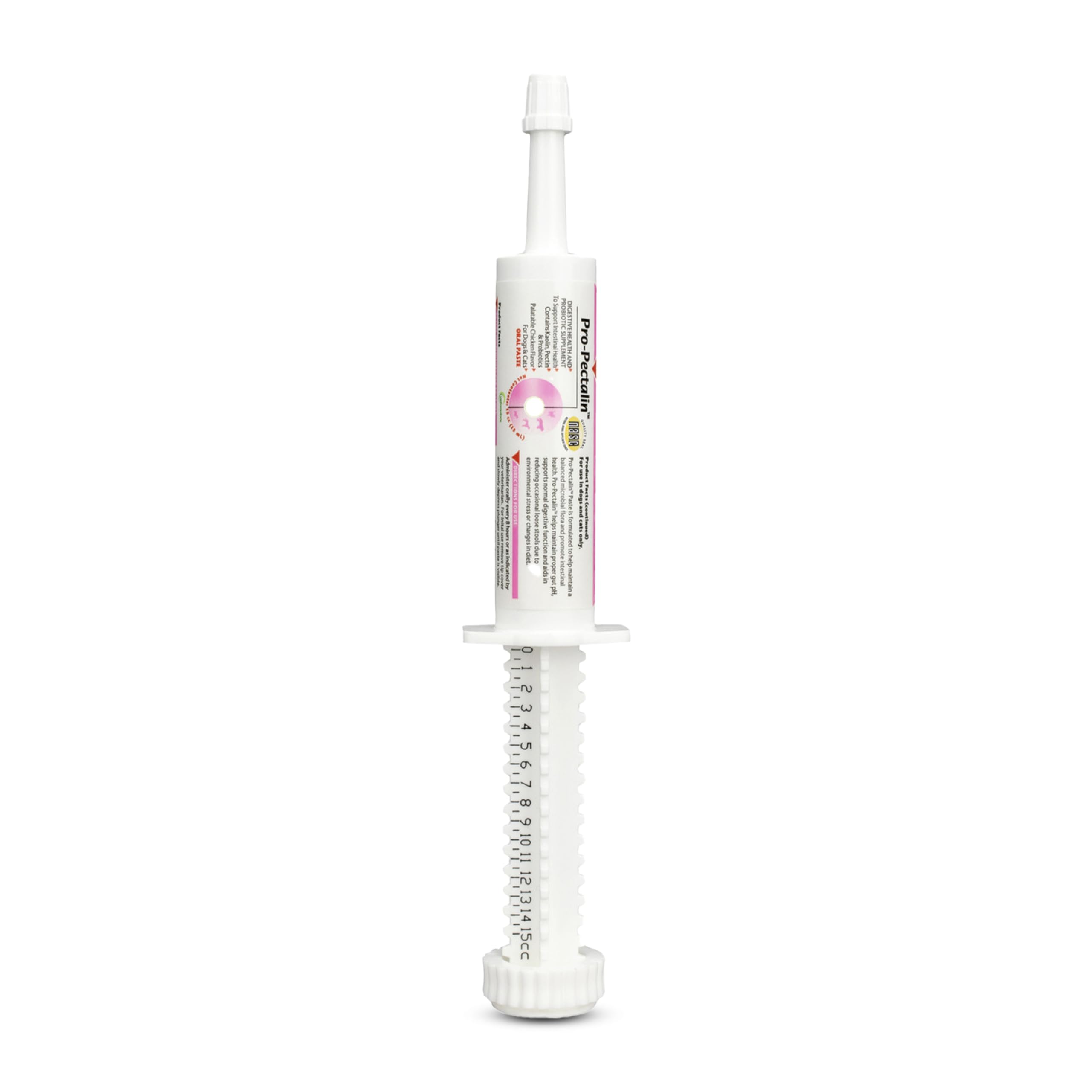 Vetoquinol Pro-Pectalin paste for dogs, easy dosing at mealtime.
