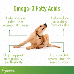 Vetoquinol Triglyceride Omega-3 no-mess pump enables easy daily administration