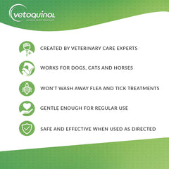 Vetoquinol Universal Medicated Shampoo foamy lather for gentle cleansing
