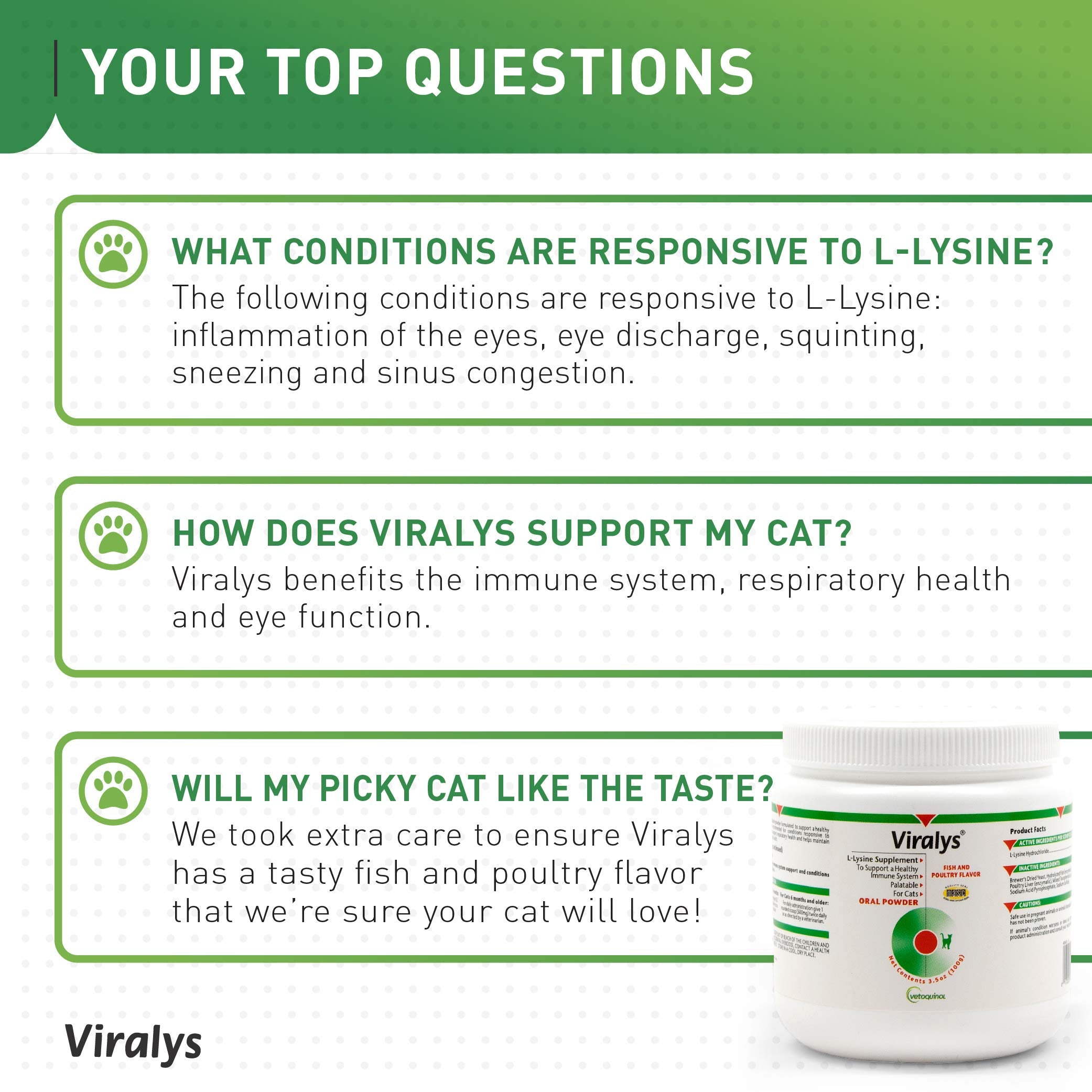 Measuring Viralys powder for dosing, easy to mix into meals