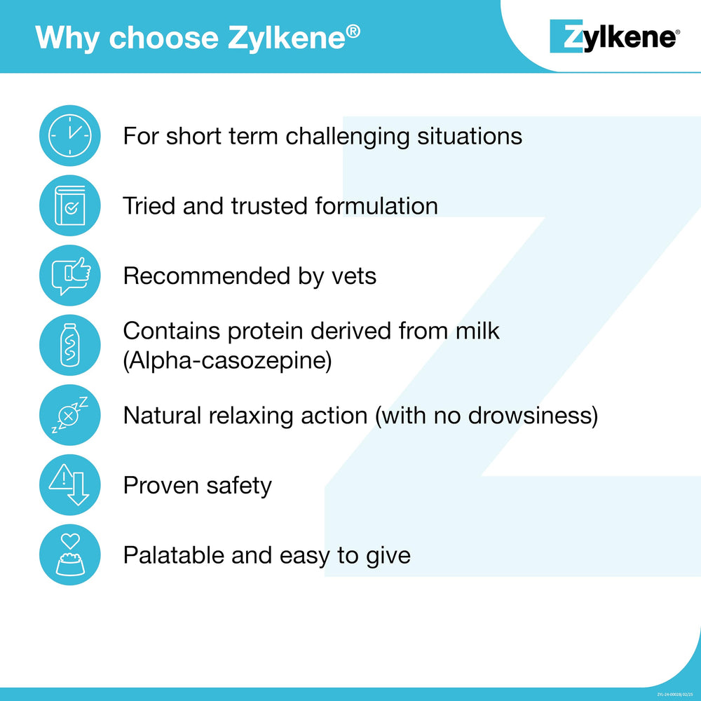 Owner adding Vetoquinol Zylkene to pet food