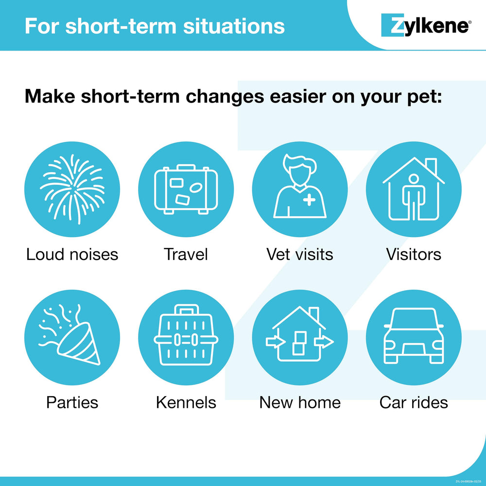 Vetoquinol Zylkene for cats promotes calm during daily routines