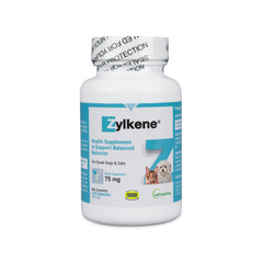 Vetoquinol Zylkene packaging front showing capsules for daily calming support