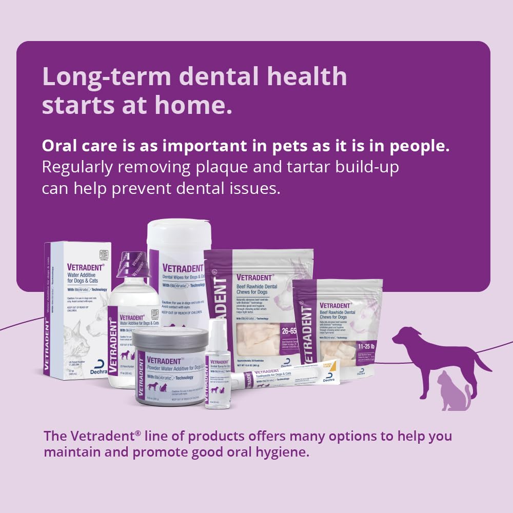 Vetradent supports multi-pet households with a single additive.