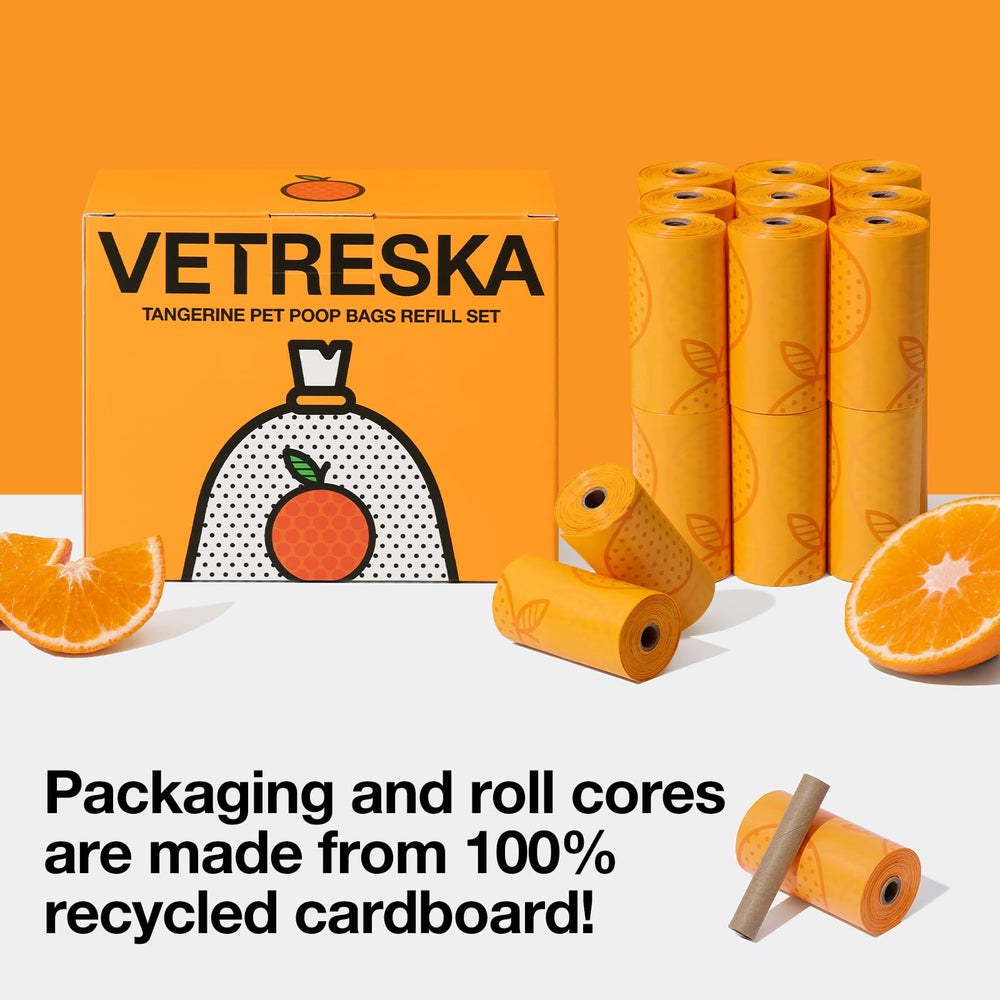 VETRESKA bags sized 9x13 inches for litter and diaper disposal