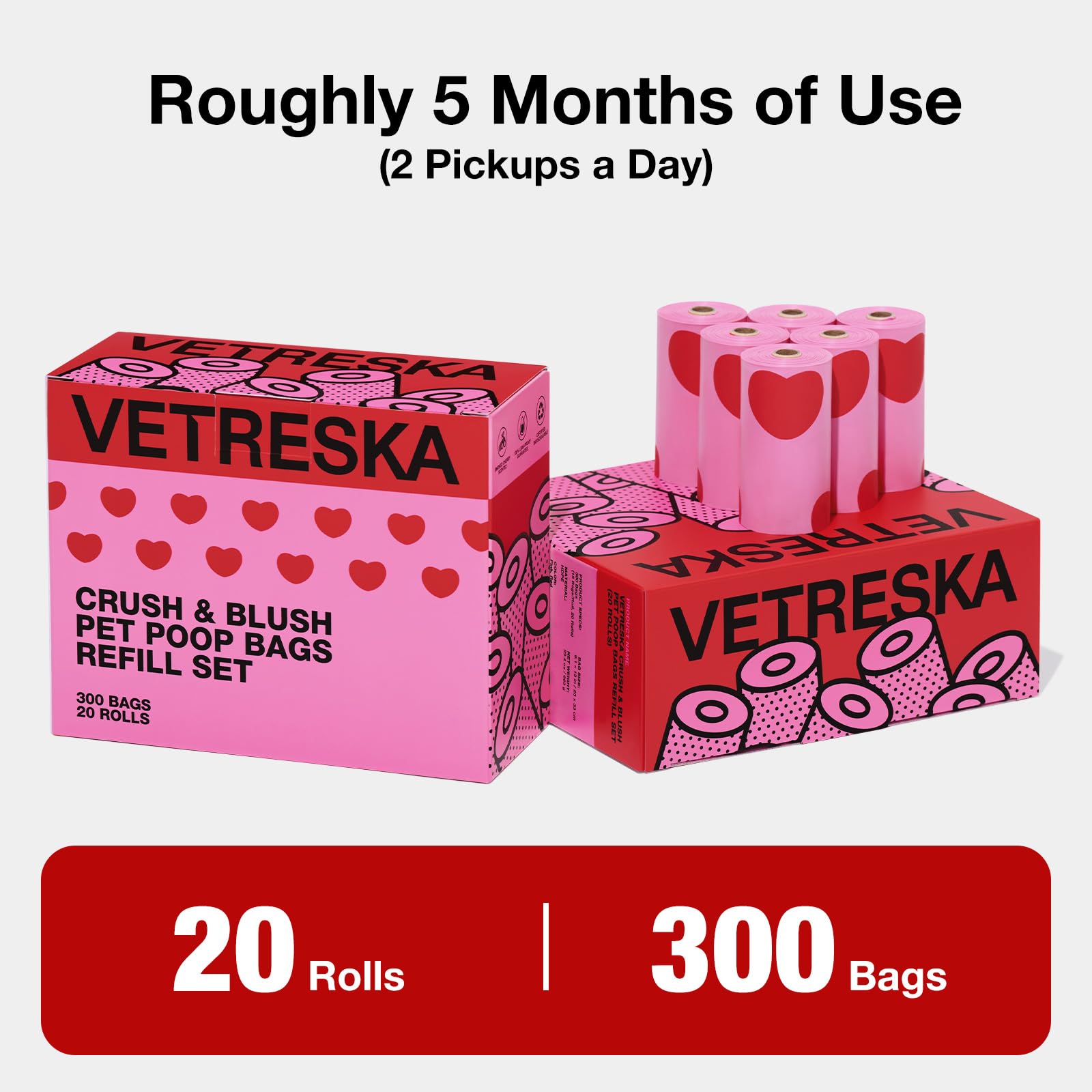 VETRESKA dog walking bags simplify outdoor cleanup.