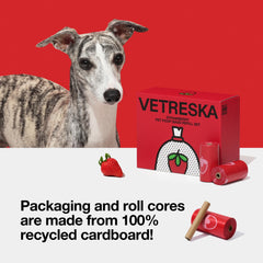 VETRESKA extra thick bags 9x13 inches fit larger waste.