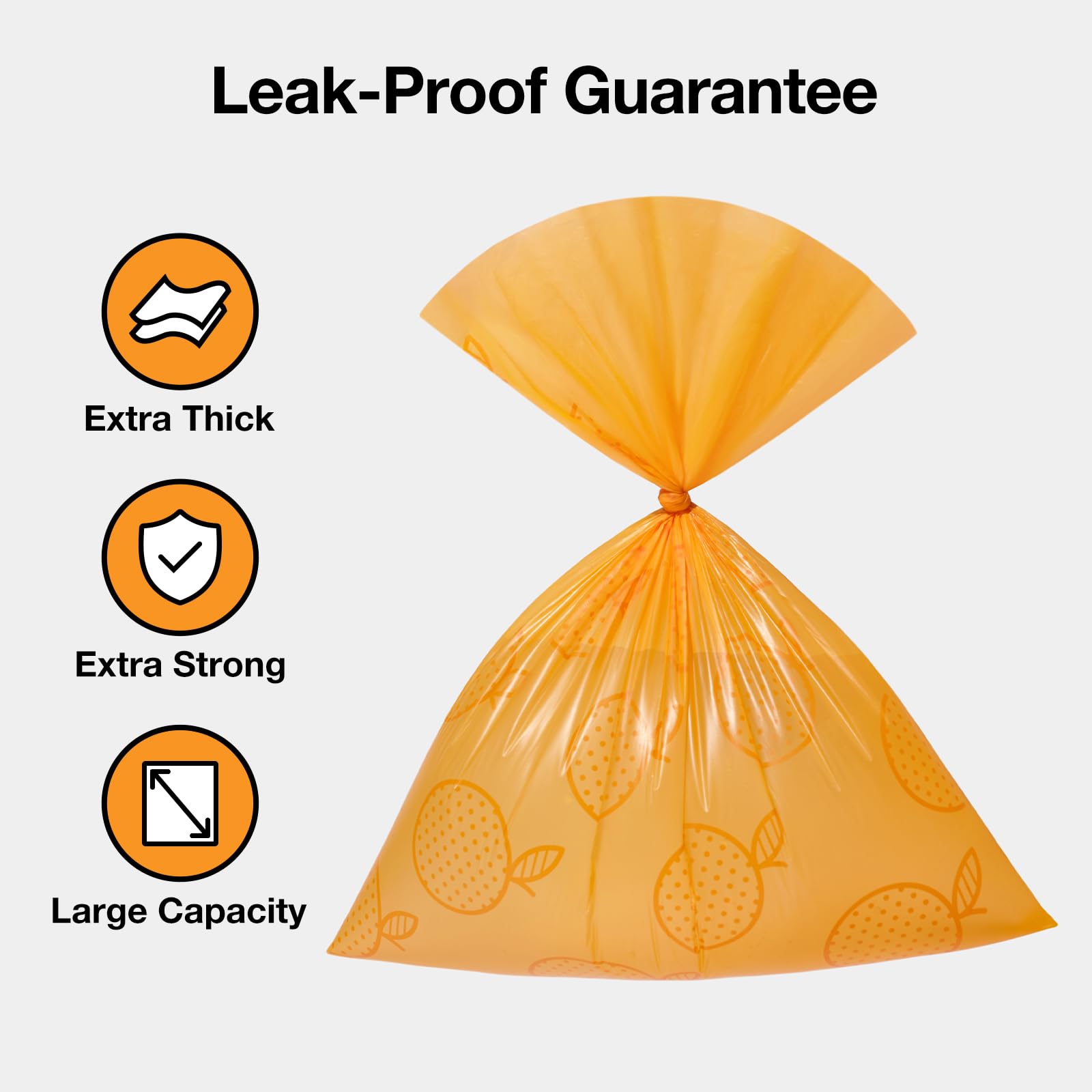 VETRESKA extra thick bags offer large capacity for messes during walks.