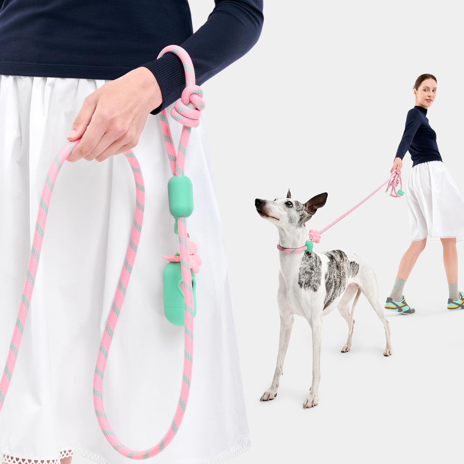 VETRESKA Flora theme leash adds personality to daily walks