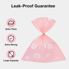 Vetreska leak-proof extra-thick bags protect hands during waste pickup