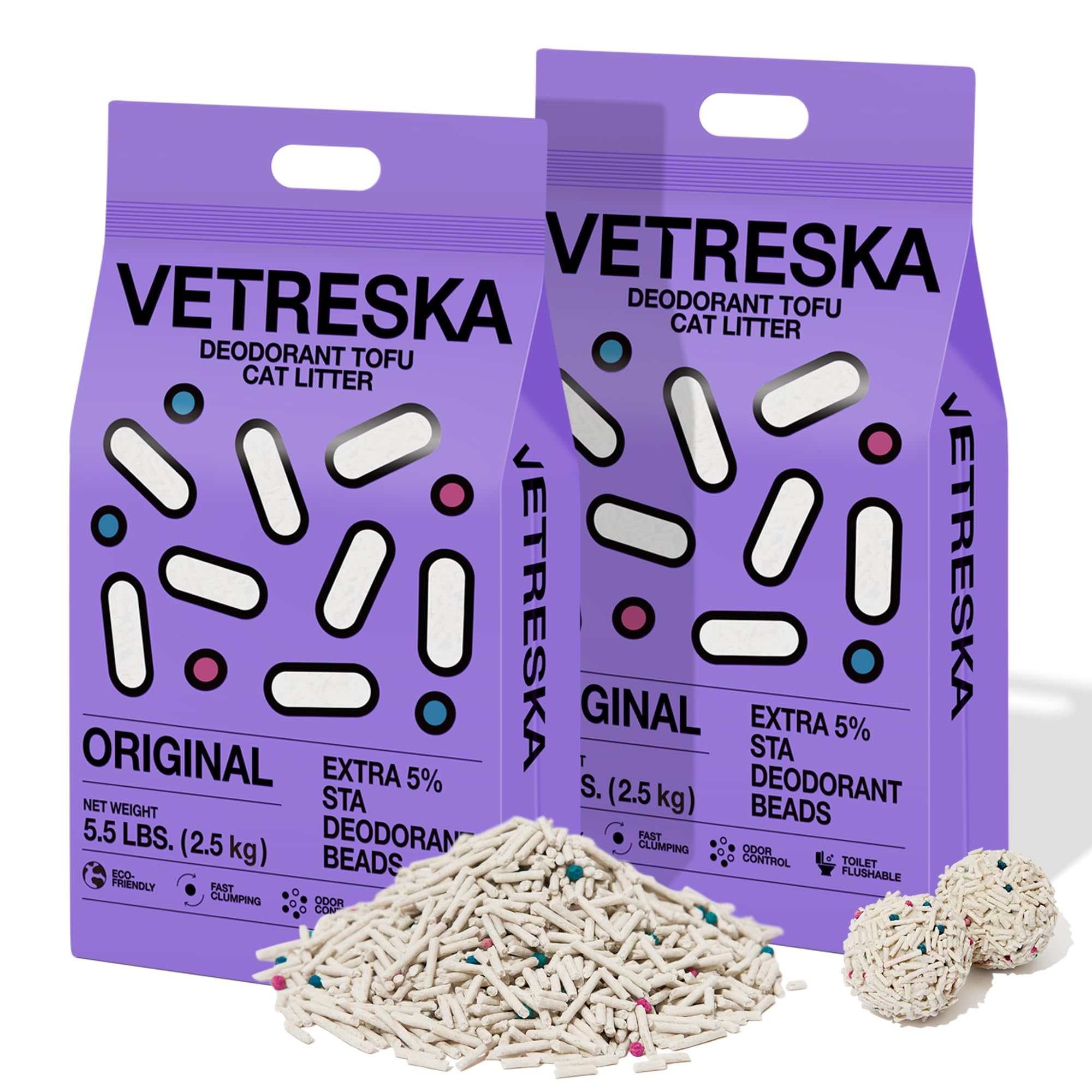 VETRESKA vacuum packaging ships compactly and preserves freshness