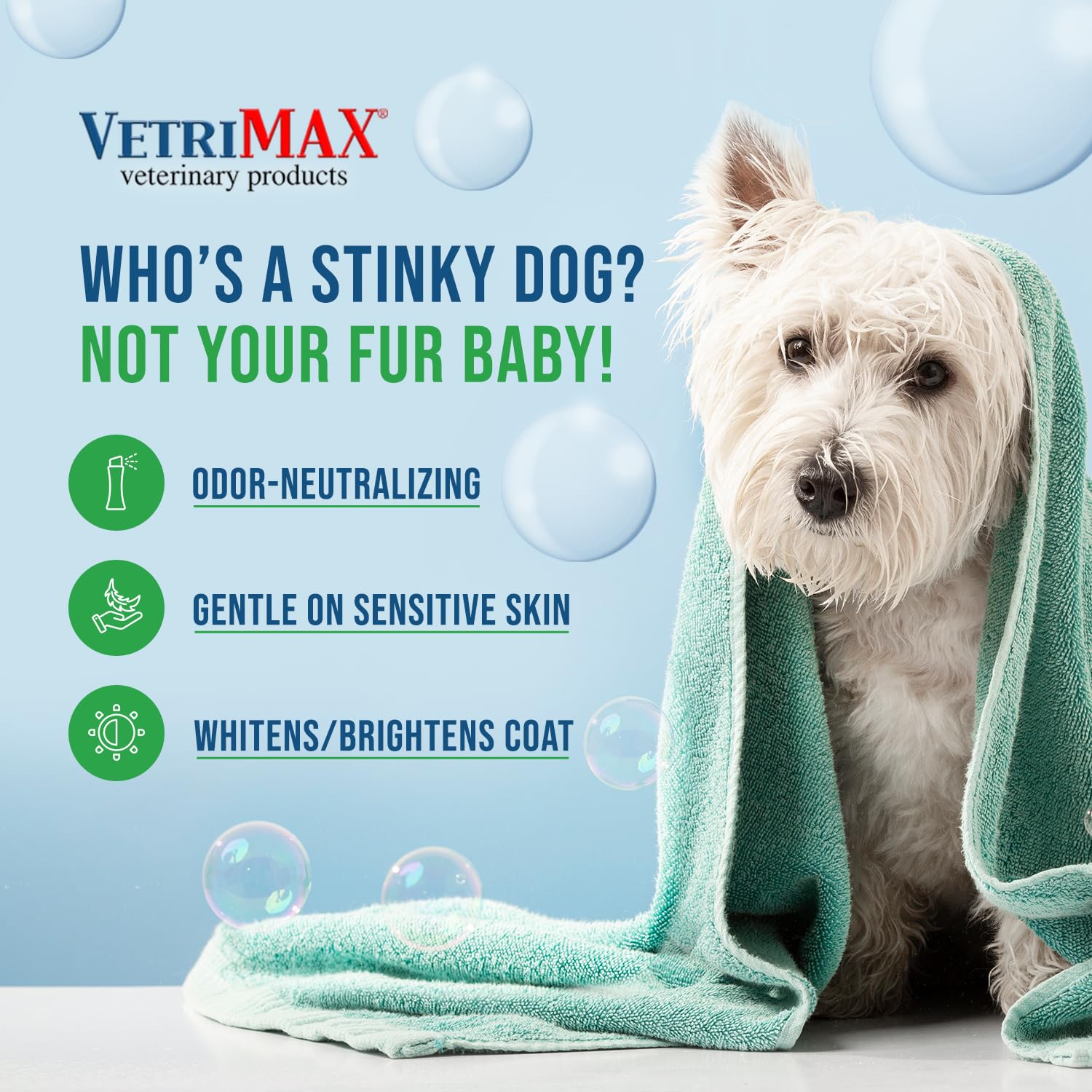 VetriMAX Command bottle highlights coat health for sensitive skin