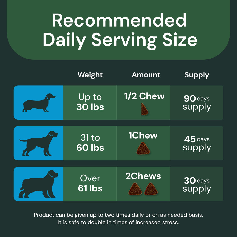 VetriScience Calm & Confident chews helping pet rest peacefully after administration.