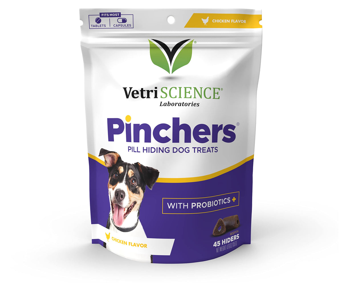 VETRISCIENCE Extra Large Pinchers Chews pack ideal for large dogs during medication