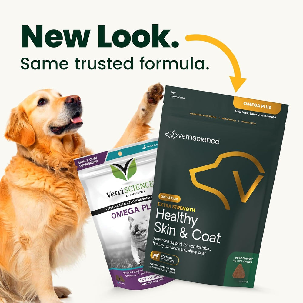 VetriScience chews close-up show chew texture and duck flavor appeal