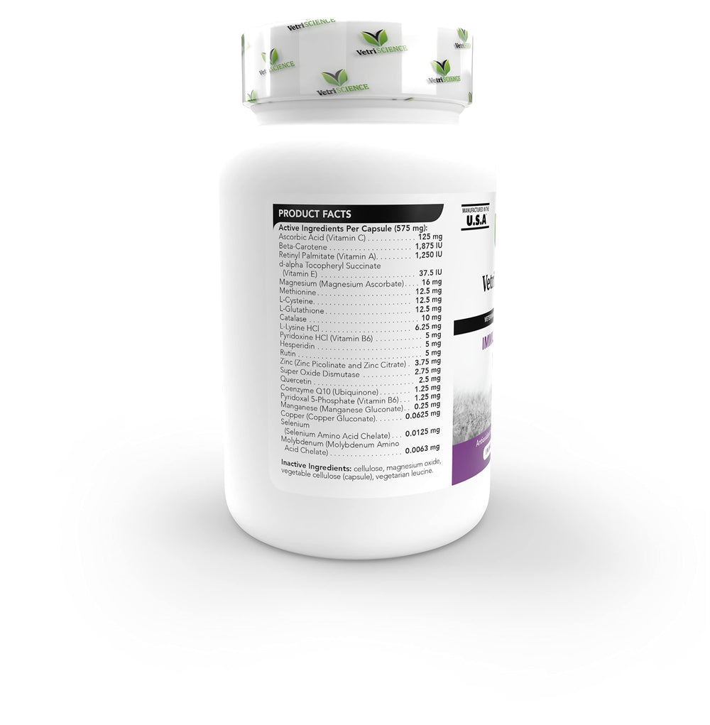 NASC-certified VetriScience Immunity Health product with third-party testing