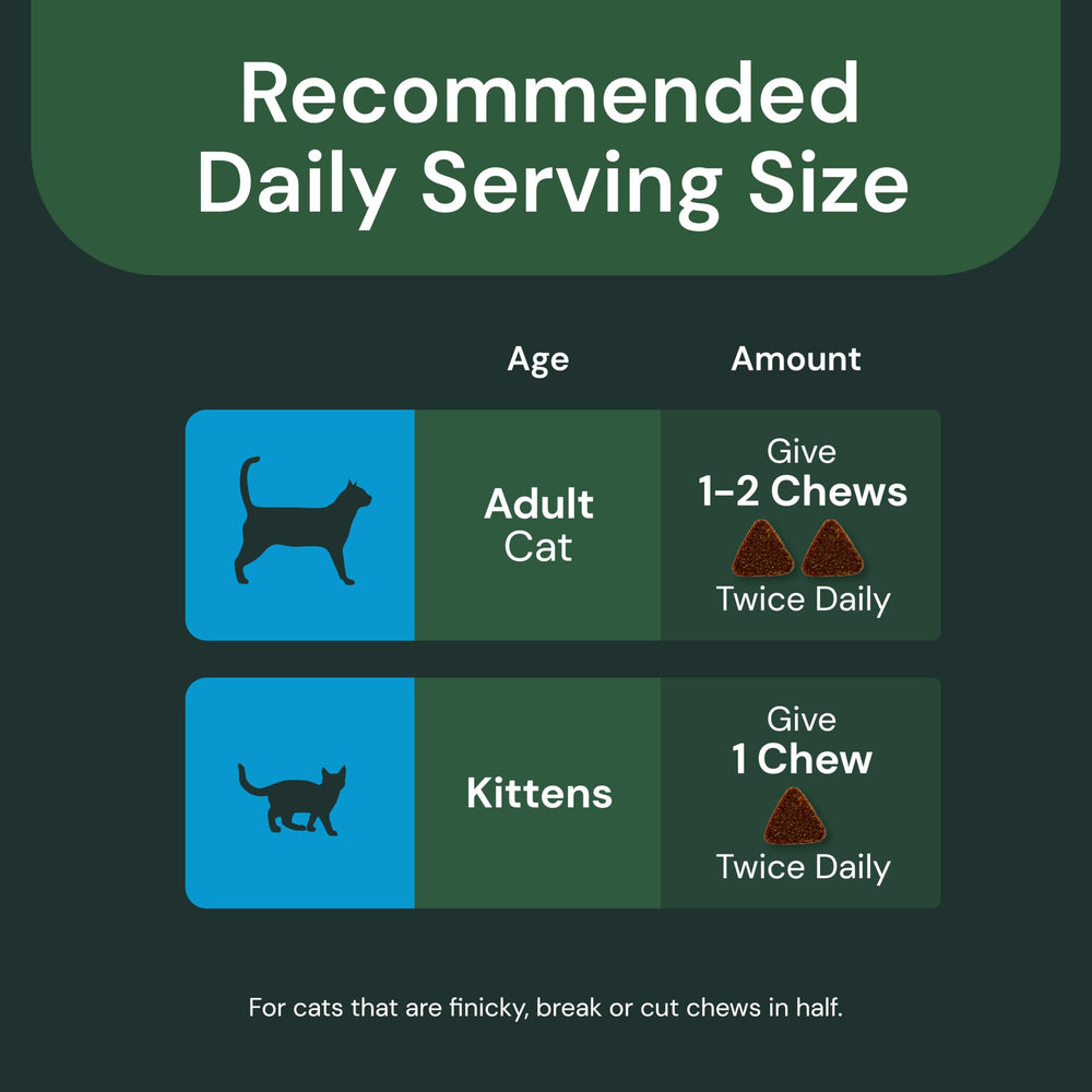 VetriScience Lysine Immunity Chews chicken-flavor packaging attractive to picky eaters.