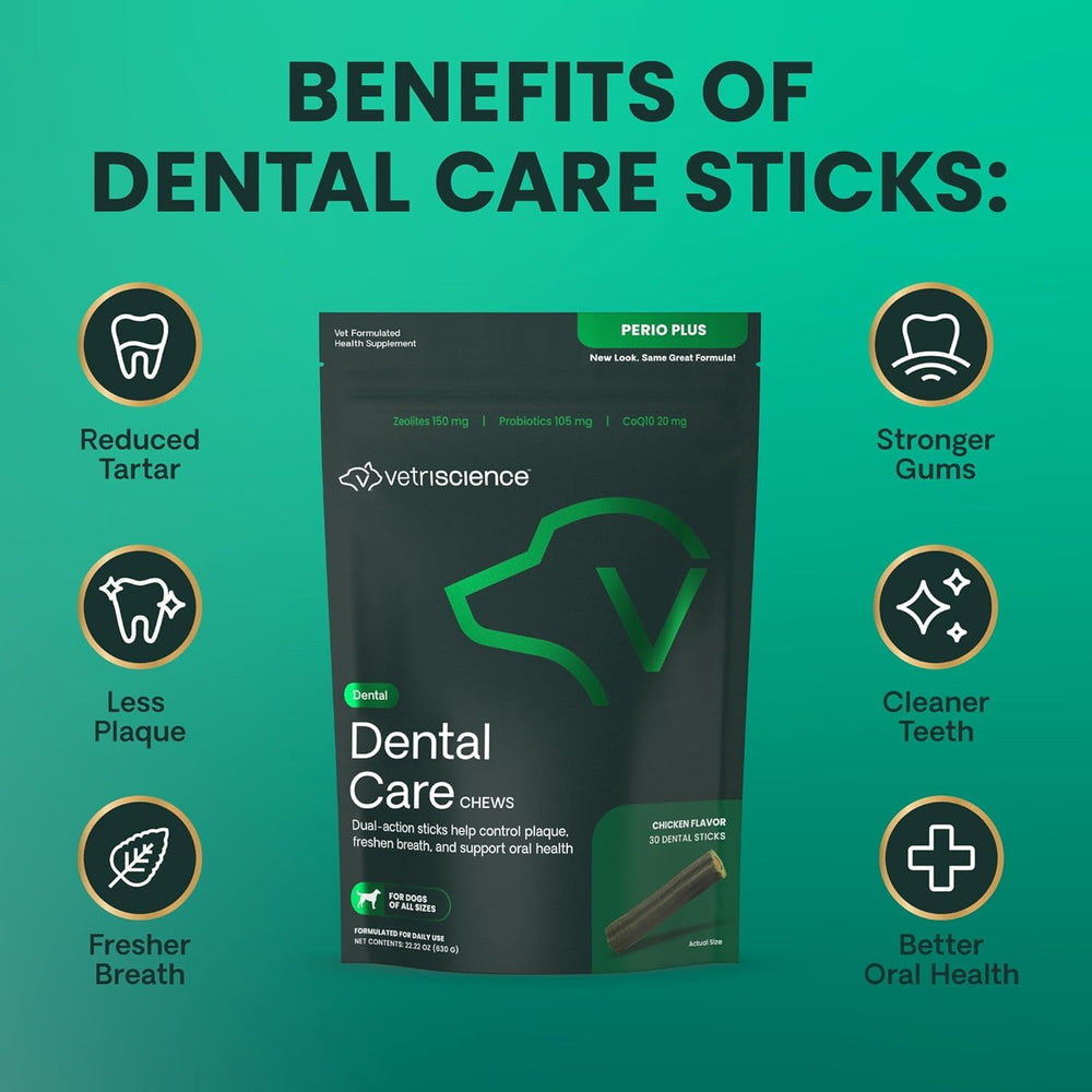 VetriScience Perio Plus Stix soft center helps gum comfort