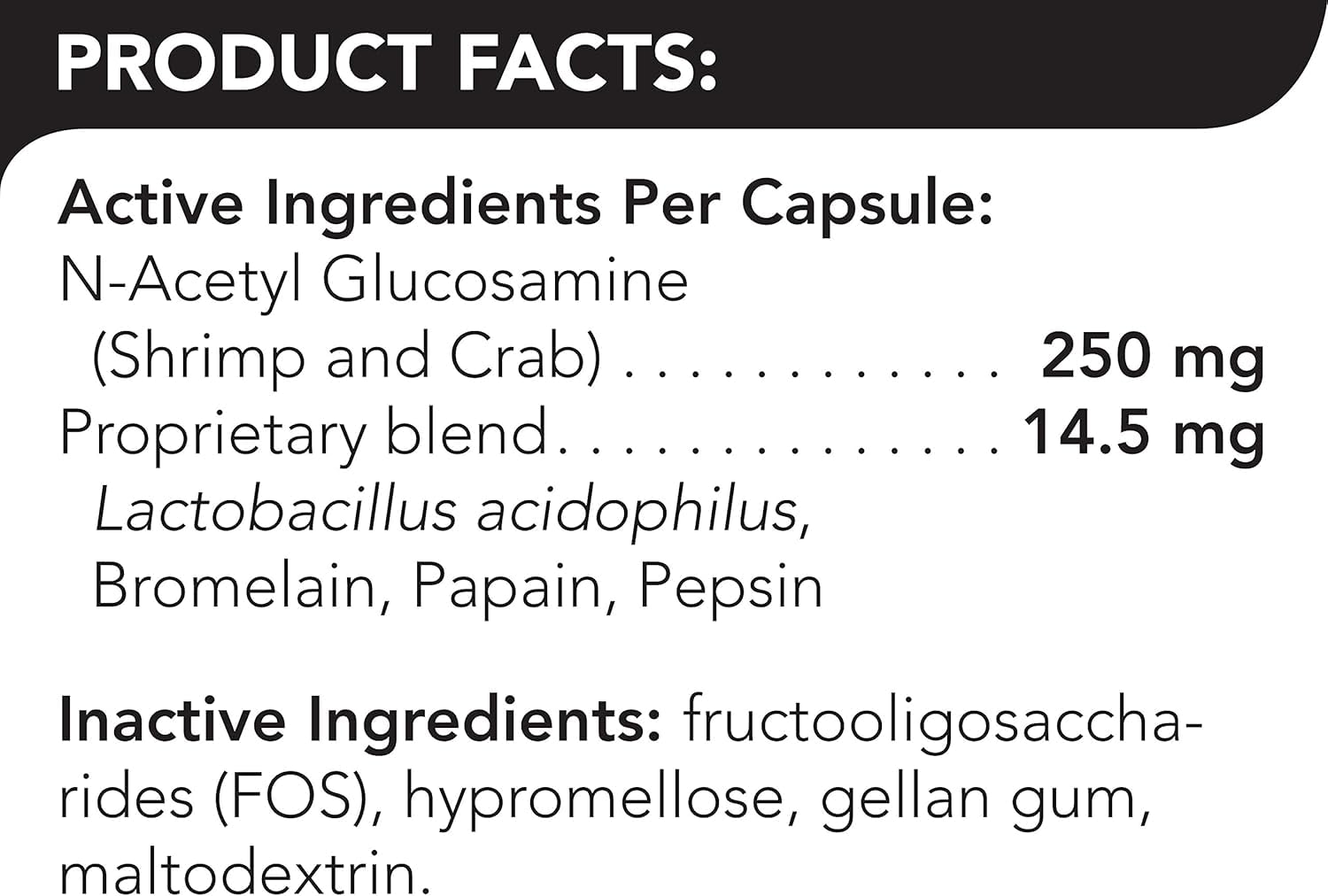 VETRISCIENCE Poultry-free and dairy-free capsules suitable for sensitive stomachs