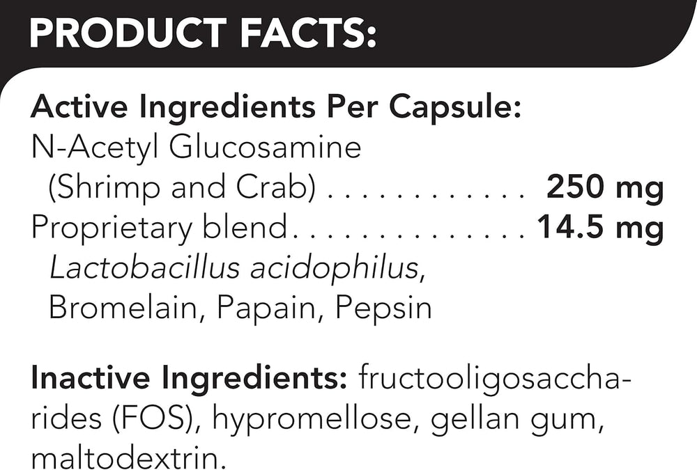 VETRISCIENCE Poultry-free and dairy-free capsules suitable for sensitive stomachs