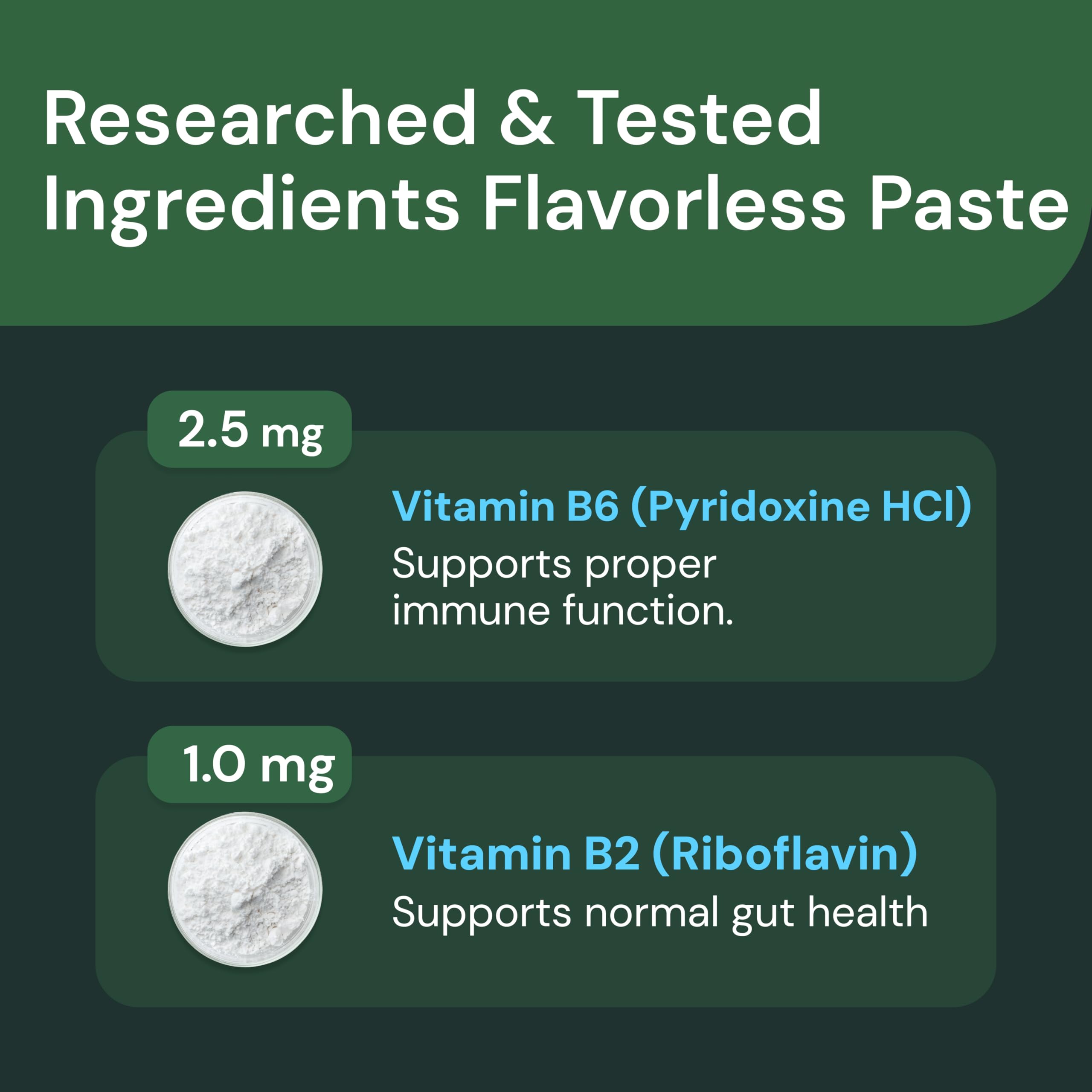 VetriScience label highlights probiotic formula and science-backed ingredients for pet digestion.