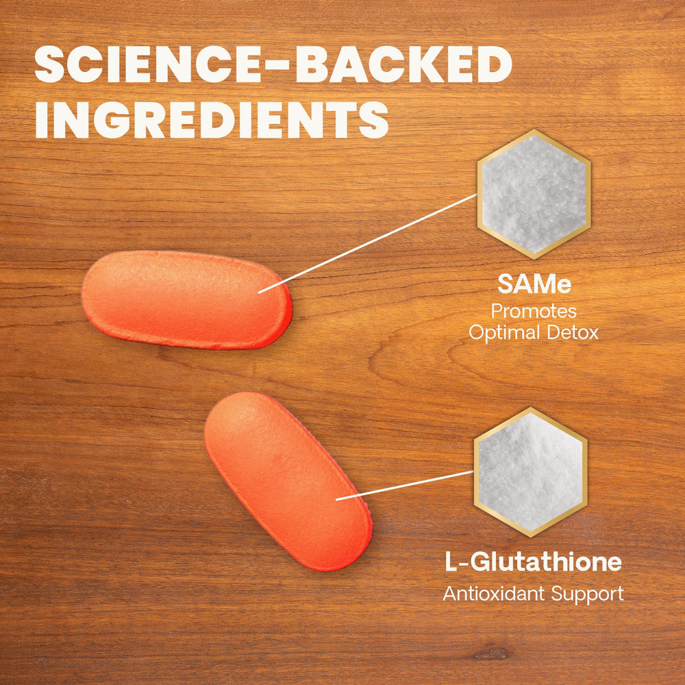 VetriScience SAMe Liver Health enteric coating image underscoring improved absorption.