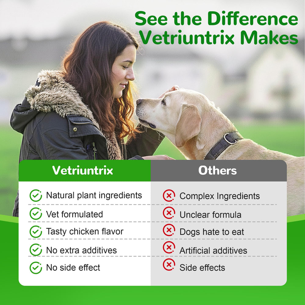 Vetriuntrix 200-count bottle ensures long-lasting daily dosing.