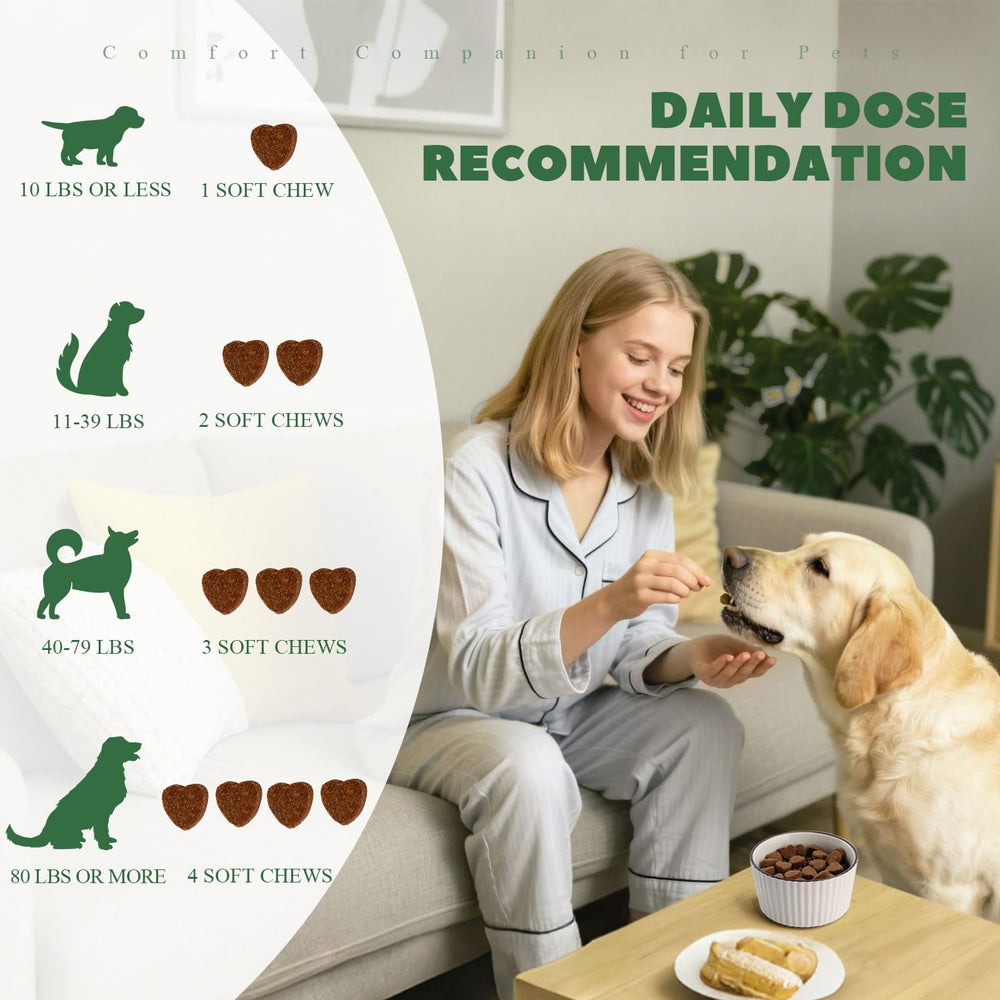Vetriuntrix dog allergy chews 200-count jar provides a long-lasting supply.