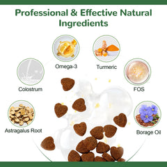 Omega-3 boost supports skin and coat health