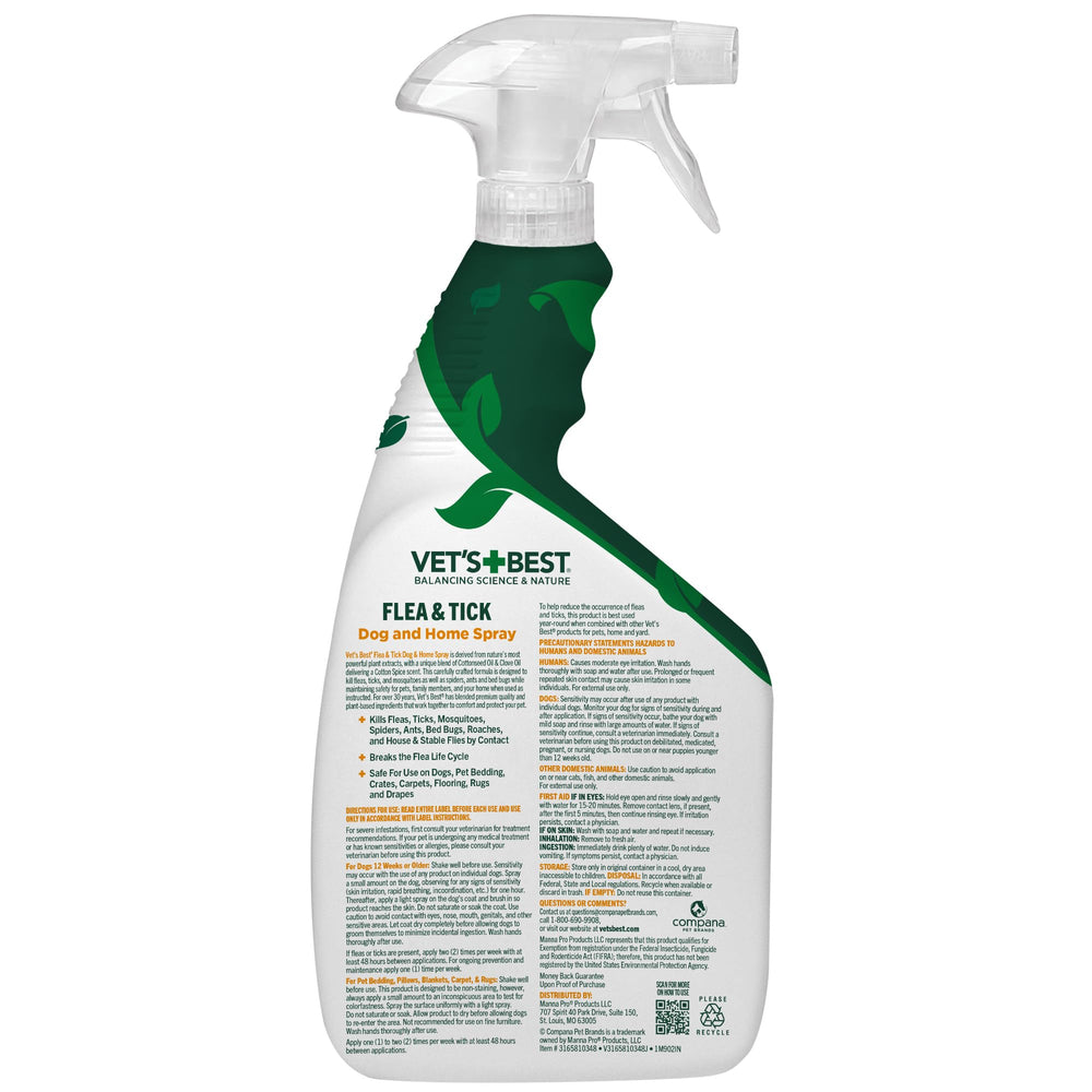 Vet's Best two-pack provides ongoing flea and tick defense at home